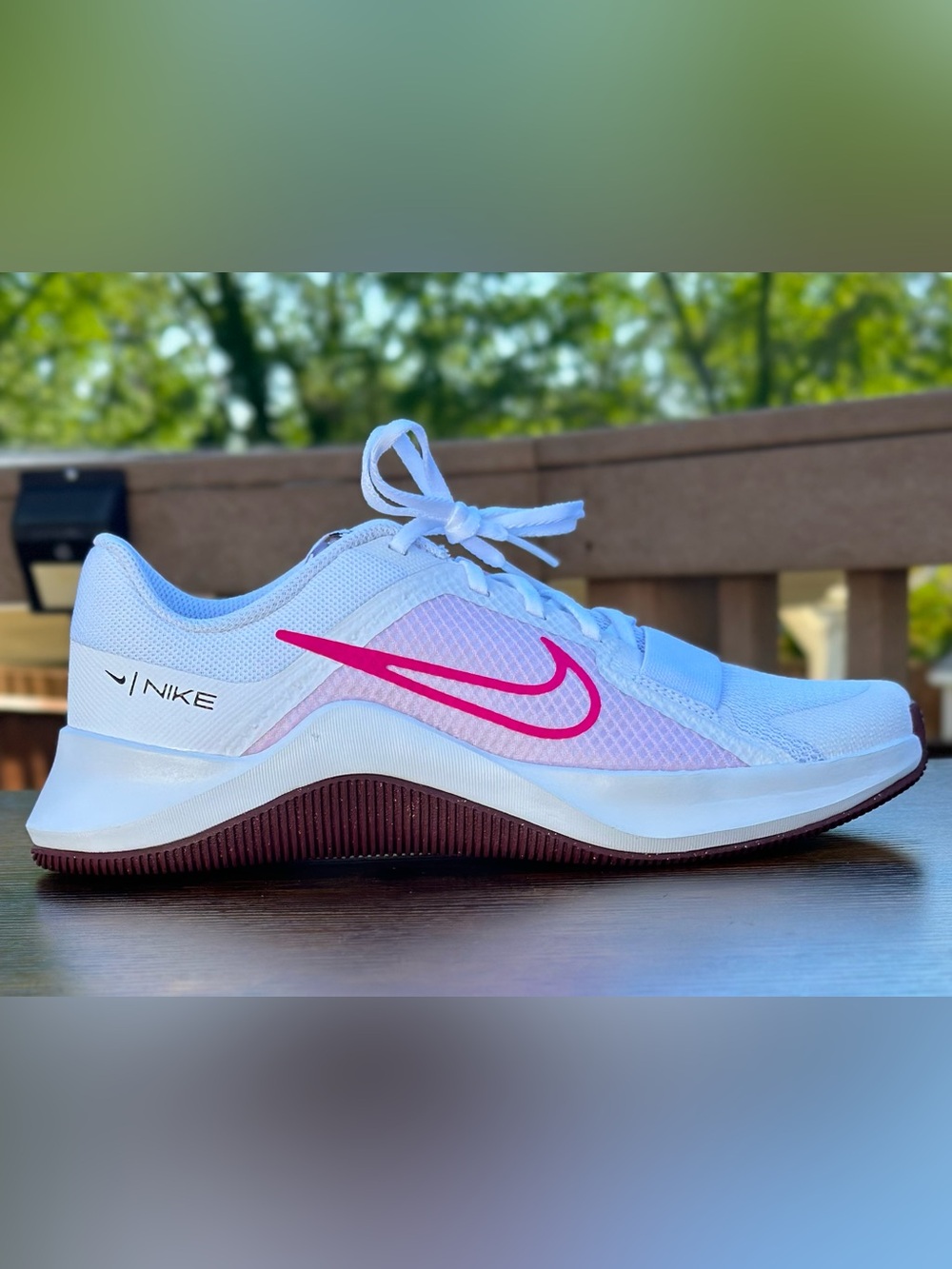 Nike MC Trainer 3 White Pink Foam Women’s Training Shoes DM0824-105 Size 8.5